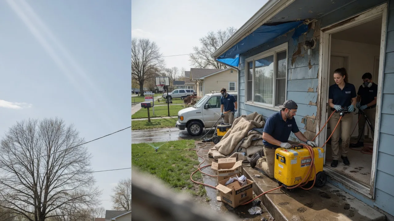 Basement Flood Cleanup in Zionsville, IN near me